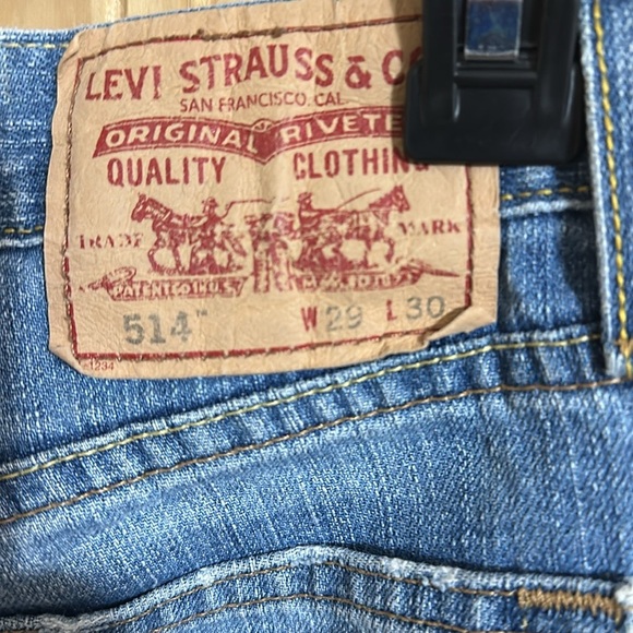 Levi’s 514 Men's Blue Jeans - Picture 4 of 5